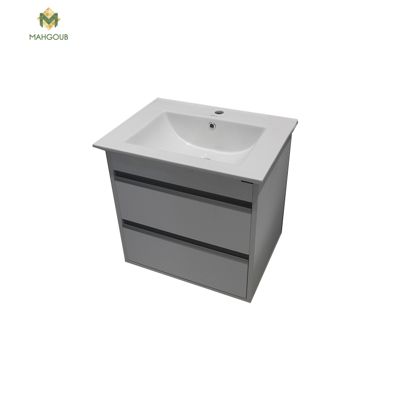 Unit kapi 60 cm with basin and drawer white 6017-01 image number 1