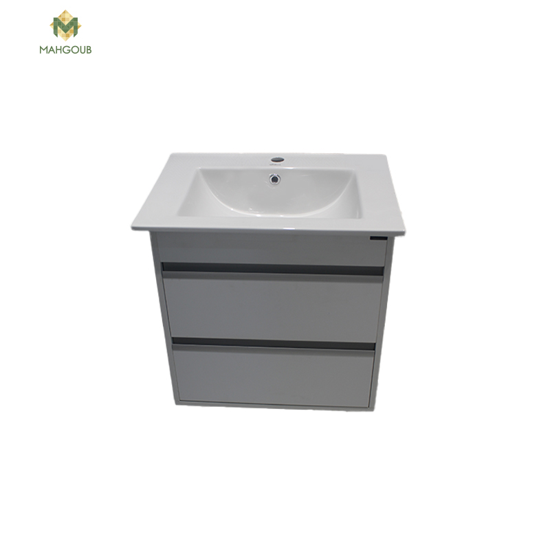 Unit kapi 60 cm with basin and drawer white 6017-01 image number 0