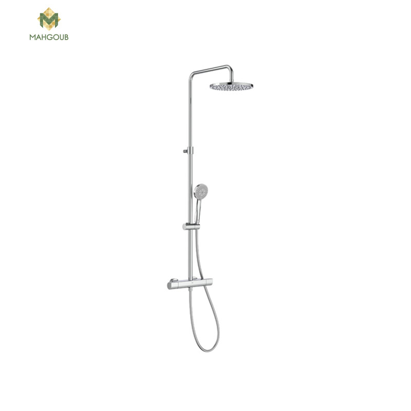 Shower bar roca lanta-t Thermostat with shower head and shower hand chrome a5a9a2ec00 image number 0