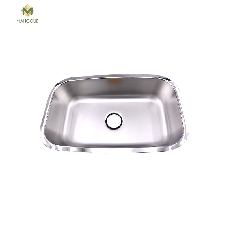 Stainless steel kitchen sink ukinox 44.5x75 cm with drainage chrome d700