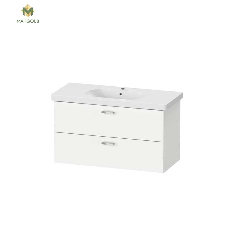 Unit duravit x-base 100 cm 2 drawer for D-Code sink without the sink white xb619322 image number 0