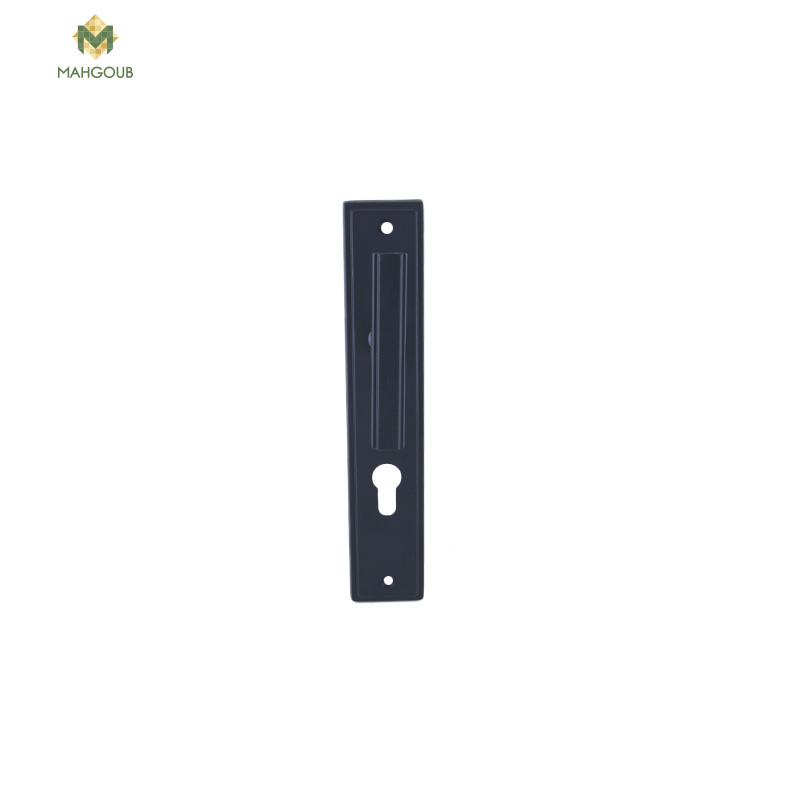 Apartment door handle step 85mm square 7mm black fh2022p20eb101 image number 0