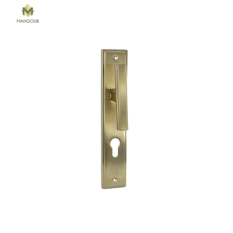 Apartment door handle step 85mm square 7mm gold fh2022p20eg101