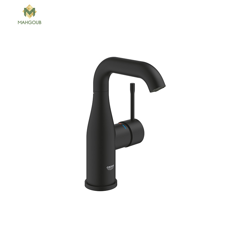 Basin Mixer Grohe Essence Hole Side Handle Faucet Without Pop Up Waste Black Matt 24176kf1 image number 0