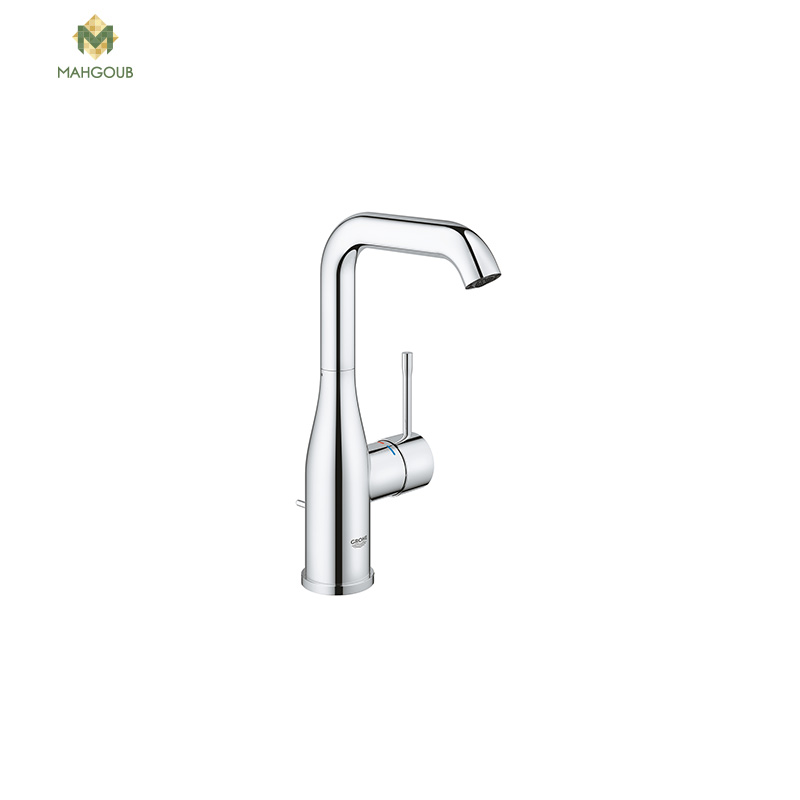 Basin Mixer Grohe New Essence 1 Hole High Rise Side Handle Faucet With Pop Up Waste Hand Mixers Chrome 24174001 image number 0