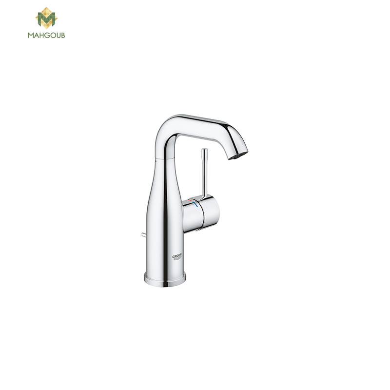 Basin Mixer Grohe New Essence 1 Hole Side Handle Faucet With Pop Up Waste Hand Mixers Chrome 24173001 image number 0