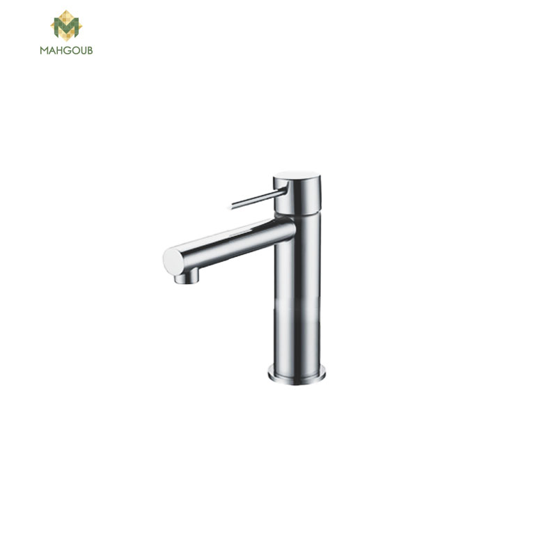 Basin mixer gawad rolls with one hand and push vidage chrome rls-0194 image number 0
