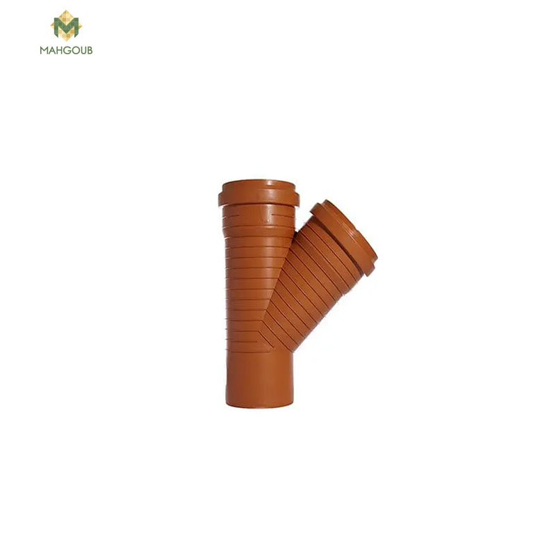 Drainage Reducing Y Aquatherm Angle 45 4 Inch Orange