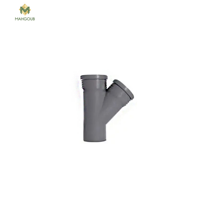 Drainage Reducing Y Kessel Angle 45 1.5 Inch Gray 352040003 image number 0