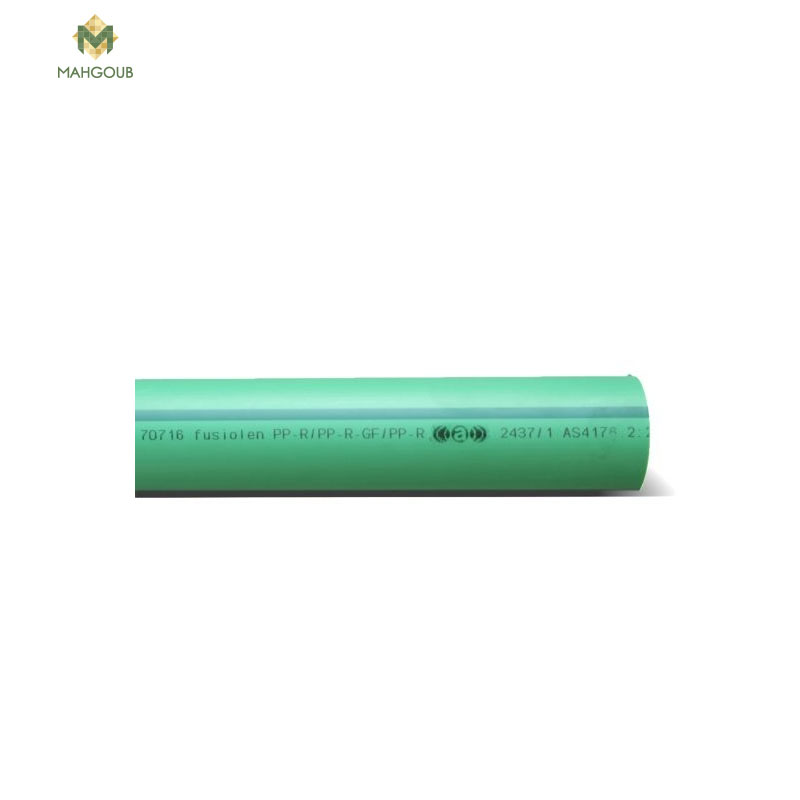 ماسورة بولى بروبلين اكواثيرم 2 بوصه 4 متر مدعمه بالفيبر جلاس للمياه الساخنه أخضر 70718 image number 0