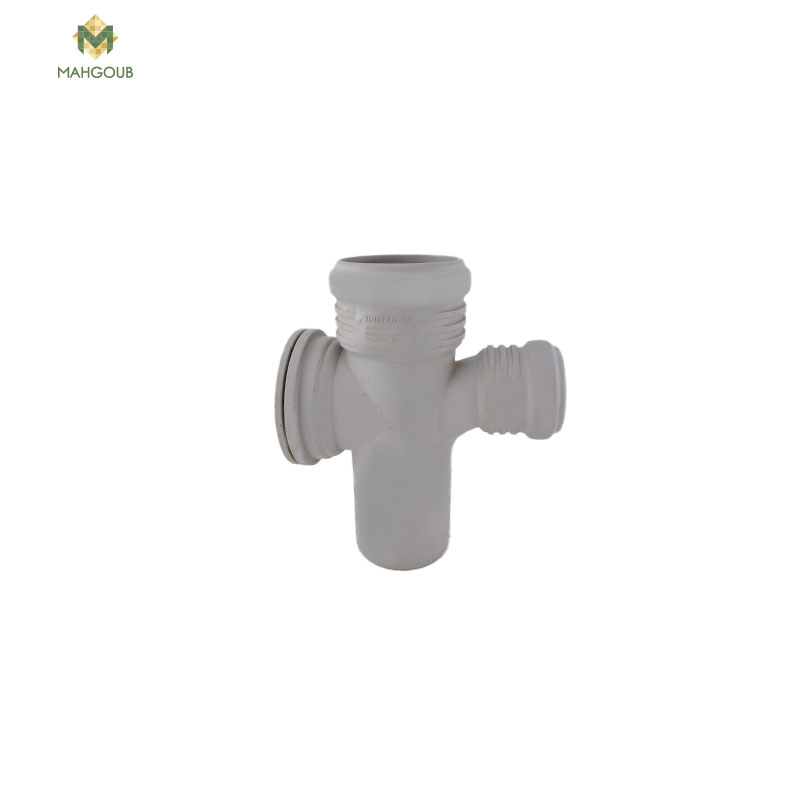 Drainage reducing y aquatherm 2x4 inch 90 angle white 12311050 image number 0