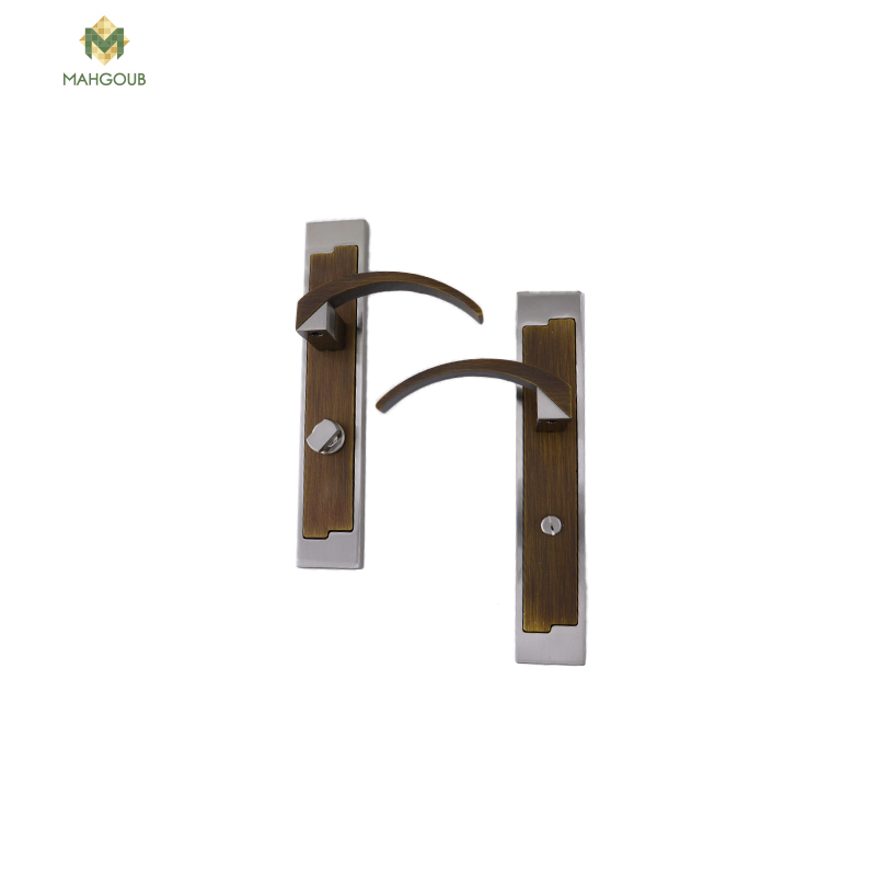 Bathroom Handle  Ramos Juego Pair Of Right Bath Handles 70mm Chrome x Yellow Copper 2727-00