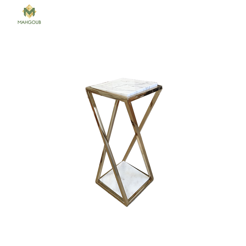 Unit White Marble Carrara White x Gold Qz50 image number 0