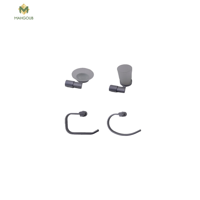 طقم اكسسوار ليون وراقه هديه فضي 21306-21308-21311-21310