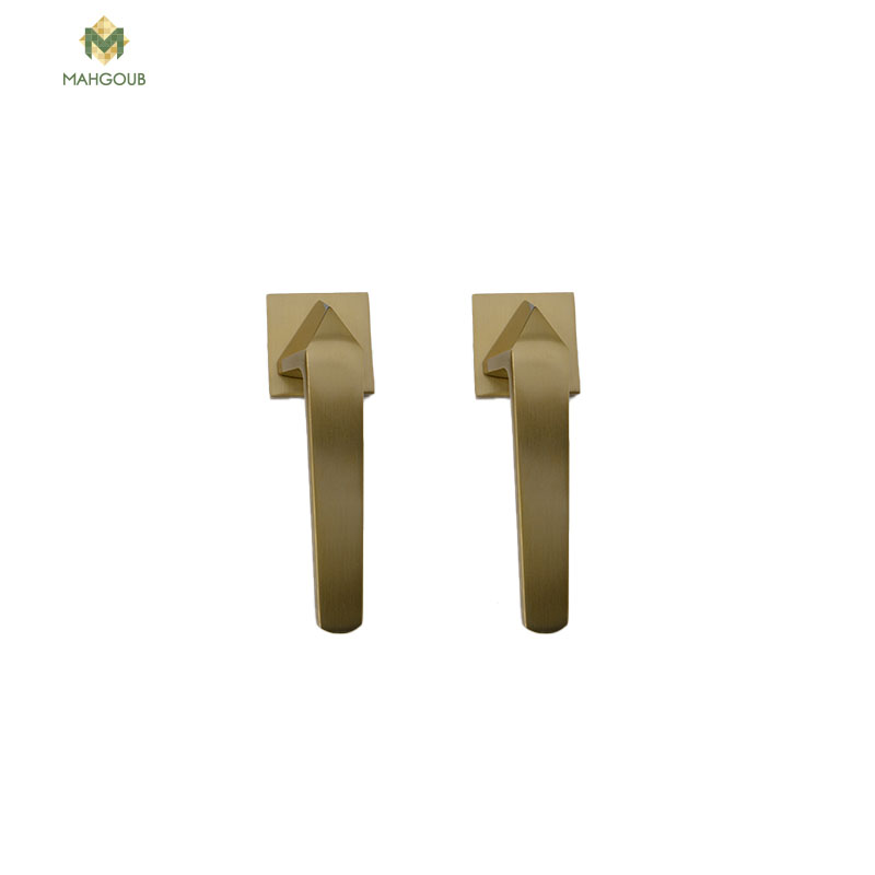 Bathroom Door Handles Sicuro Joya Square 8 Mm Gold Fh2061r02bg101