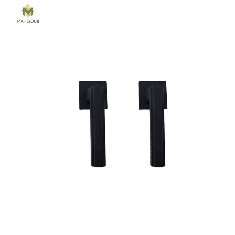 Bathroom Door Handles Sicuro Passo Square 8 Mm Black Fh2051r02bb101