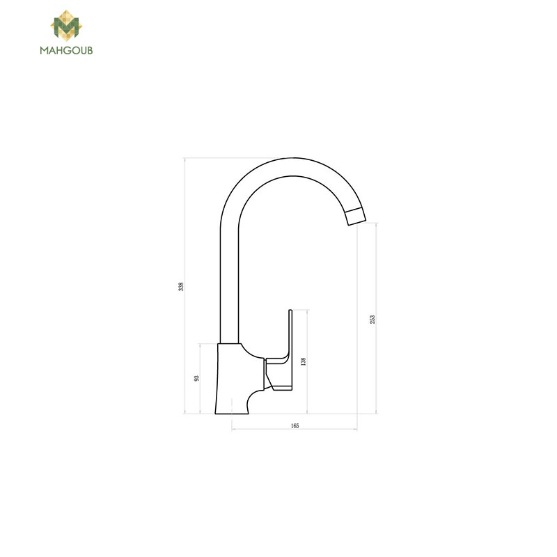 خلاط مطبخ لوتز ماركس كروم E11032110c image number 1