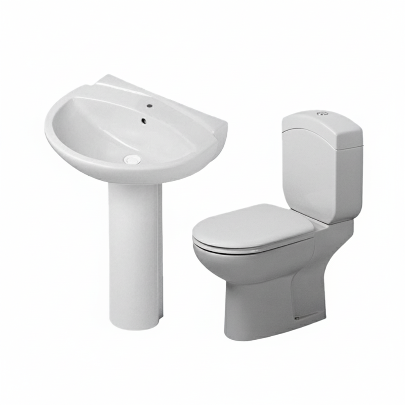 طقم مرحاض و حوض ديورافيت ديلاركو