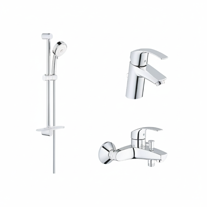 طقم خلاط حوض بانيو ايرو سمارت و مسطر