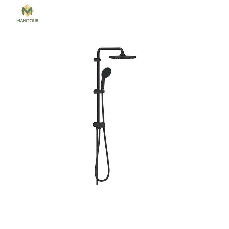 Shower bar grohe tempesta 25 cm square platter, 3-speed shower hand 150 cm hose, approximately 62 cm shaft 62 cm black matt 269802431