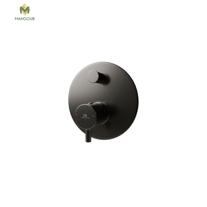 خلاط بانيو دفن نوكين روندو بالمحول و الجسم دائرى رمادي غامق 100345127-100280852-100107958