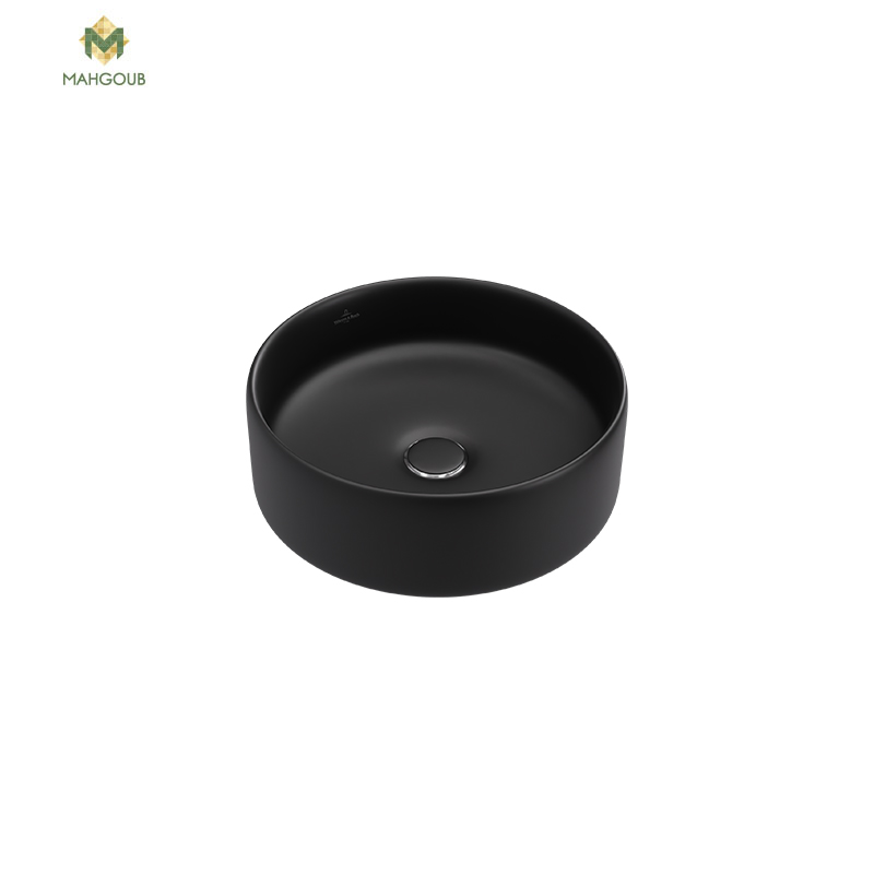 Counter Top Basin VILLEROY & BOCH Subway No mixer slot 44 cm BLACK 5A434438