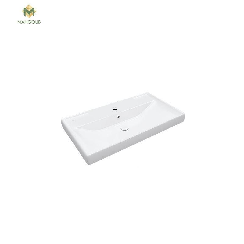 Basin for furniture unit villeroy & boch fantichello with a mixer hatch 49x85 cm white 5a478501