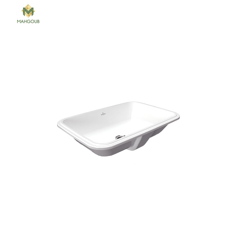Under counter basin villeroy & boch fantichello square without a mixer slot 44x63 cm white 5a495701