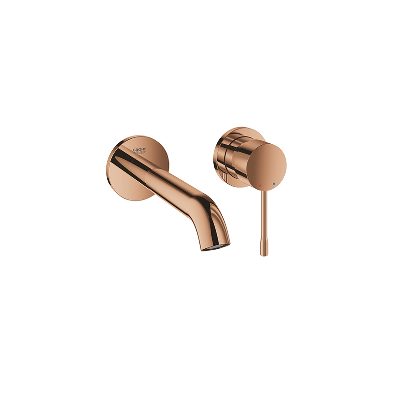 Buried Basin Mixer GROHe ESSENCE ROSE GOLD 29192DA1+32635000