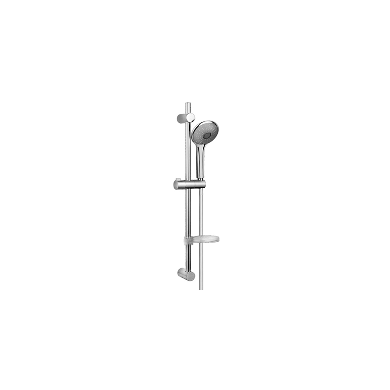 Shower Hand GAWAD SPRING 3-speed shower head set with movable hanger, 1.5m hose, ruler and faucet CHROME GX-00198