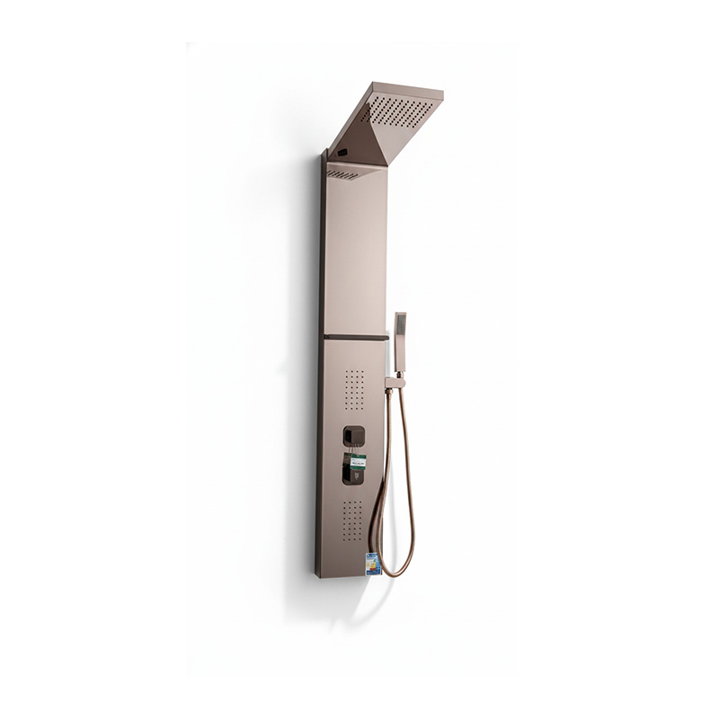 Shower Unit Dual-Jet BLACK x ROSE GOLD YB-5838