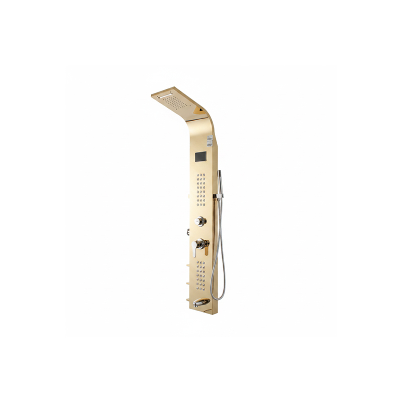 Shower Unit Large Illuminated Display ROSE GOLD x CHROME